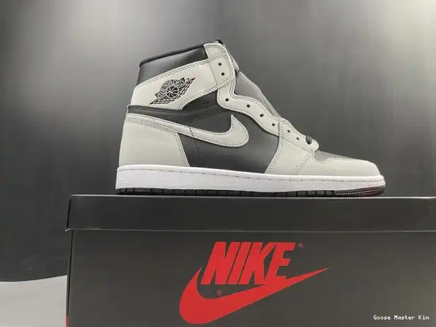 White Light 1 Grey Jordan Smoke Black 555088-035 High Retro Air 0518